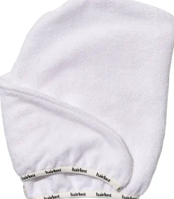 Hairlust Håndklæder<Bamboo Hair Towel Wrap, White