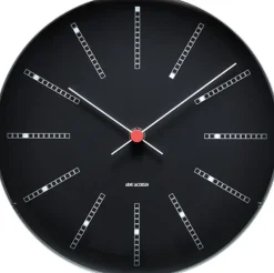 Arne Jacobsen Clocks Ure & Vejrstationer<Bankers Vægur Ø21 sort