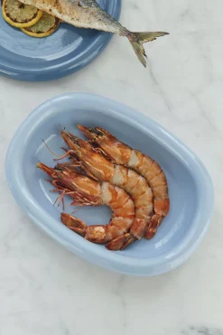 Hay Skåle & Fade<Barro Oval Dish-Small-Light blue