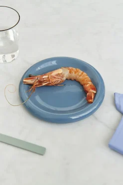 Hay Tallerkener<Barro Plate-Set of 2-Ø18-Dark blue