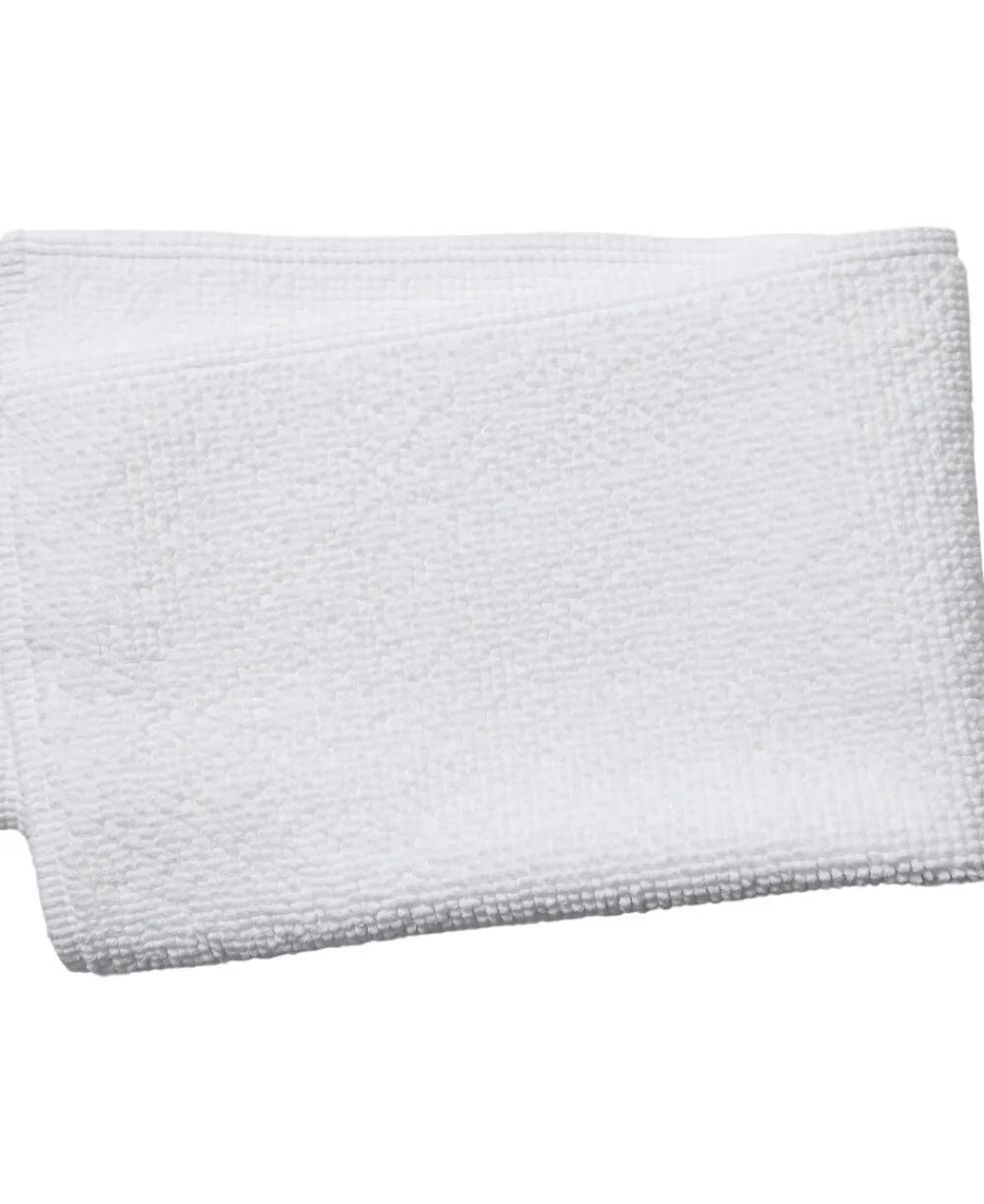 Magasin du Nord Collection Bademåtter<Bathmat stonewashed 50x80 white GOTS