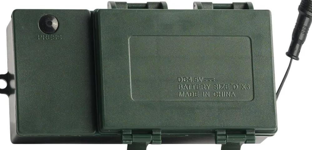 Uyuni Elektriske Julelys<Battery box, plain, Dark green