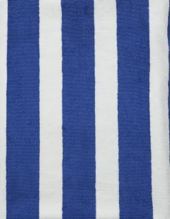 Magasin du Nord Collection Håndklæder<Beach towel 100x180 olympian blue/star white stripe GOTS
