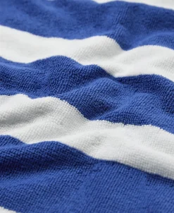 Magasin du Nord Collection Håndklæder<Beach towel 100x180 olympian blue/star white stripe GOTS