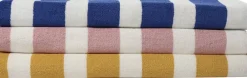 Magasin du Nord Collection Håndklæder<Beach towel 100x180 olympian blue/star white stripe GOTS