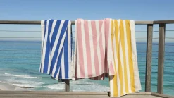 Magasin du Nord Collection Håndklæder<Beach towel 100x180 olympian blue/star white stripe GOTS