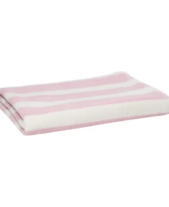 Magasin du Nord Collection Håndklæder<Beach towel 100x180 PINK /star white stripe