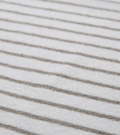 Magasin du Nord Collection Håndklæder<Beach towel 100x180cm smal strib beige GOTS