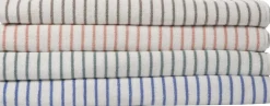 Magasin du Nord Collection Håndklæder<Beach towel 100x180cm smal strib beige GOTS
