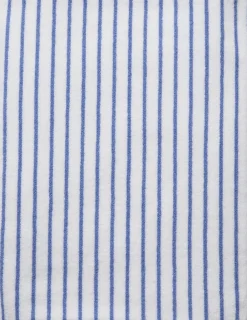 Magasin du Nord Collection Håndklæder<Beach towel 100x180cm smal strib lyseblå GOTS
