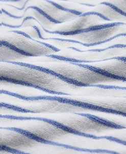 Magasin du Nord Collection Håndklæder<Beach towel 100x180cm smal strib lyseblå GOTS