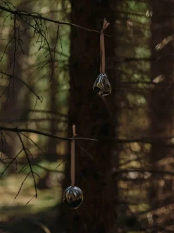 Ferm Living Juletræspynt<Bellure Baubles - Set of 2 - Silver