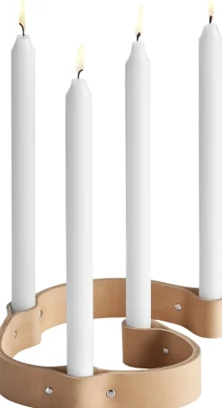 Ekta Living Adventsstager<Belt 4 candles, Nature