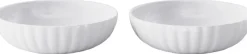 Georg Jensen Skåle & Fade<BERNADOTTE BOWL PORCELAIN 139 MM 20CL, 2 PCS