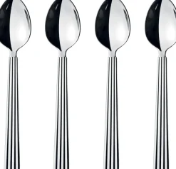Georg Jensen Bestik<BERNADOTTE TEA/COFFEE SPOON GIFTBOX SS 4 PCS