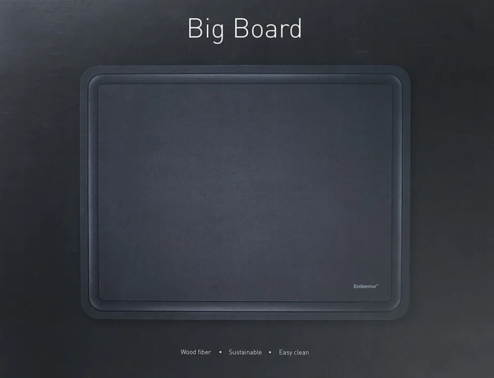 Endeavour Køkkenartikler<Big Board Wood Fiber Sort