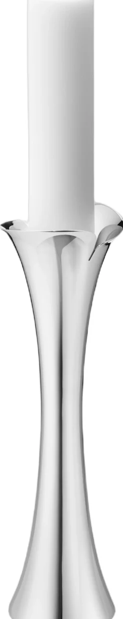 Georg Jensen Lys & Lysestager<BLOOM BOTANICA CANDLEHOLDER FLOOR MEDIUM STAINLESS STEEL