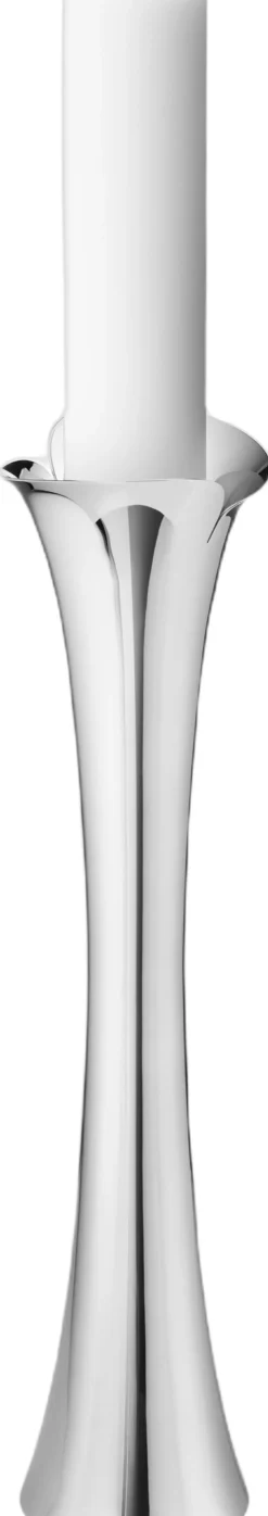 Georg Jensen Lys & Lysestager<BLOOM BOTANICA CANDLEHOLDER FLOOT LARGE STAINLESS STEEL