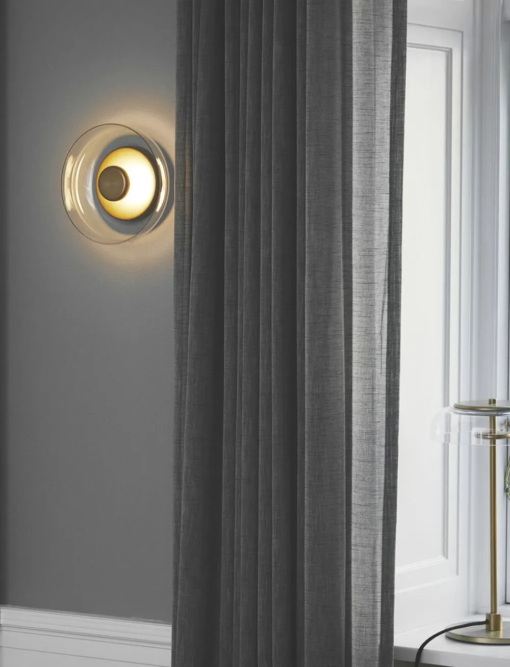 Nuura Væglamper<Blossi Wall, nordic gold / clear