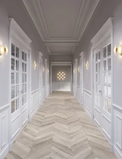 Nuura Væglamper<Blossi Wall, nordic gold / clear