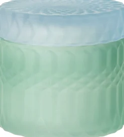 AU Maison Opbevaring<Bonbonniere, smaragd/blå, 8,5xø9 cm