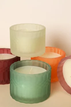 AU Maison Opbevaring<Bonbonniere, smaragd/blå, 8,5xø9 cm