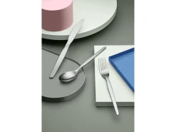Gense Bestik<Bordgaffel Twist 19,4 cm Blankt stål