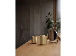Zone Spejle<Bordspejl m. 5 x forstørrelse Ume Brass finish