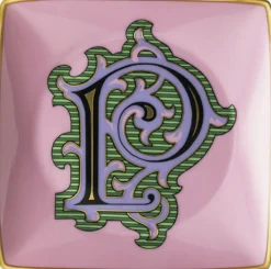 Versace Opbevaring<Bowl 12cm sq. flat, Holiday Alphabet P,