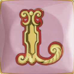 Versace Opbevaring<Bowl 12cm sq. flat, Holiday Alphabet L,