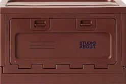 Studio About Opbevaring<BOX, MEDIUM, BORDEAUX