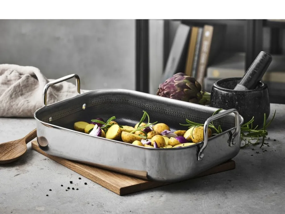 Pillivuyt Gourmet Gryder & Pander<Bradepande Paillon Hybrid 39x26,5x10,6 cm Rustfrit stål