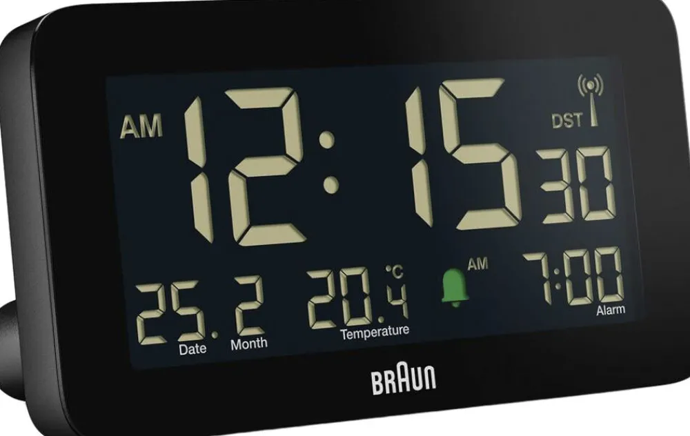 Braun Ure & Vejrstationer<BC10-DCF vækkeur