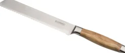 Le Creuset Køkkenknive & Sakse<Brødkniv m/ oliventræsskaft 20cm