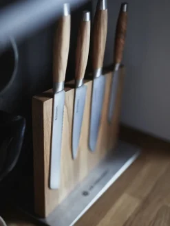 Le Creuset Køkkenknive & Sakse<Brødkniv m/ oliventræsskaft 20cm