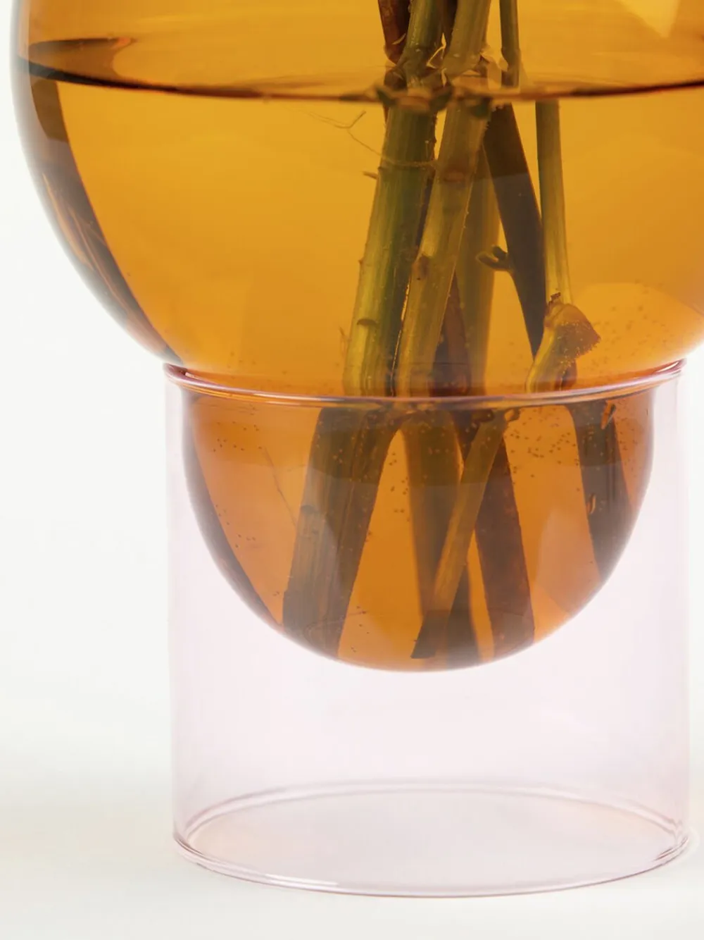 Studio About Vaser & Urtepotteskjulere<BUBBLE TUBE, LARGE, AMBER/ROSE, 90270A