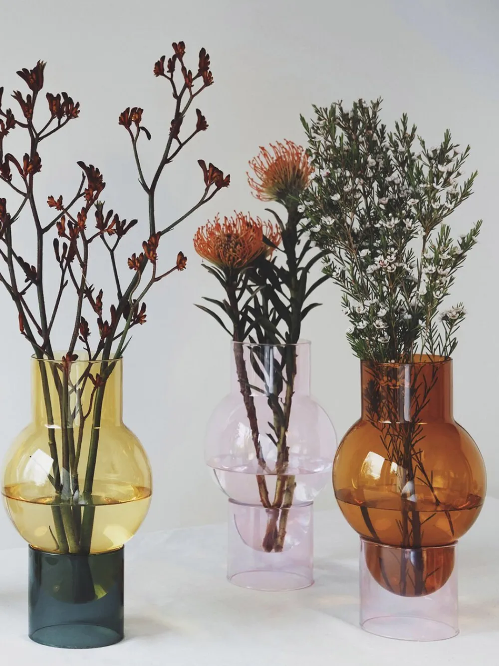 Studio About Vaser & Urtepotteskjulere<BUBBLE TUBE, LARGE, ROSE/ROSE, 90270R