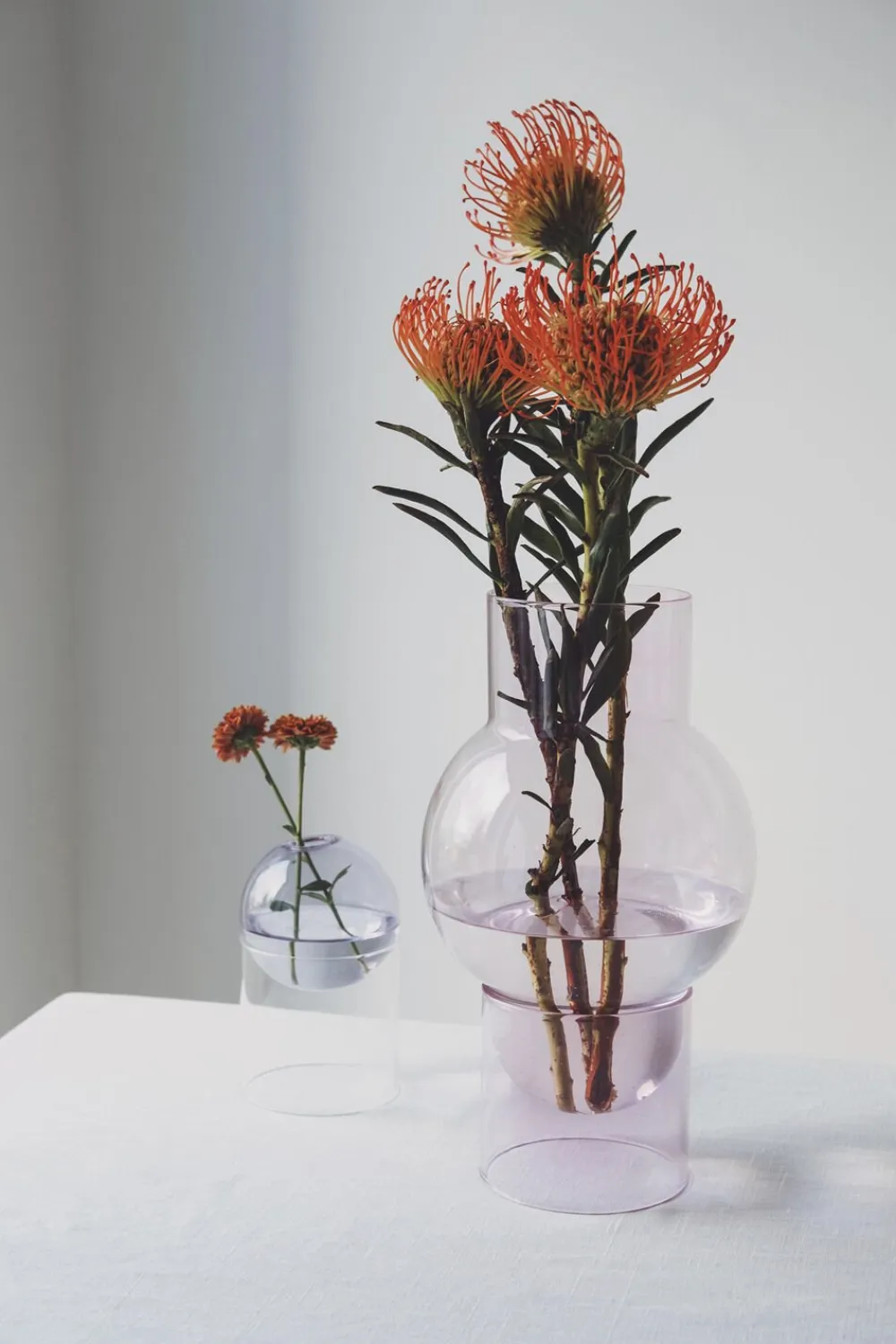 Studio About Vaser & Urtepotteskjulere<BUBBLE TUBE, LARGE, ROSE/ROSE, 90270R