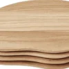 Ferm Living Køkkenartikler<Cairn Butter Boards - Set of 4 - Oak