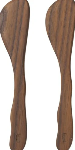 Ferm Living Køkkenartikler|Bestik<Cairn Butter Knives - Set of 2 - Dark Brown