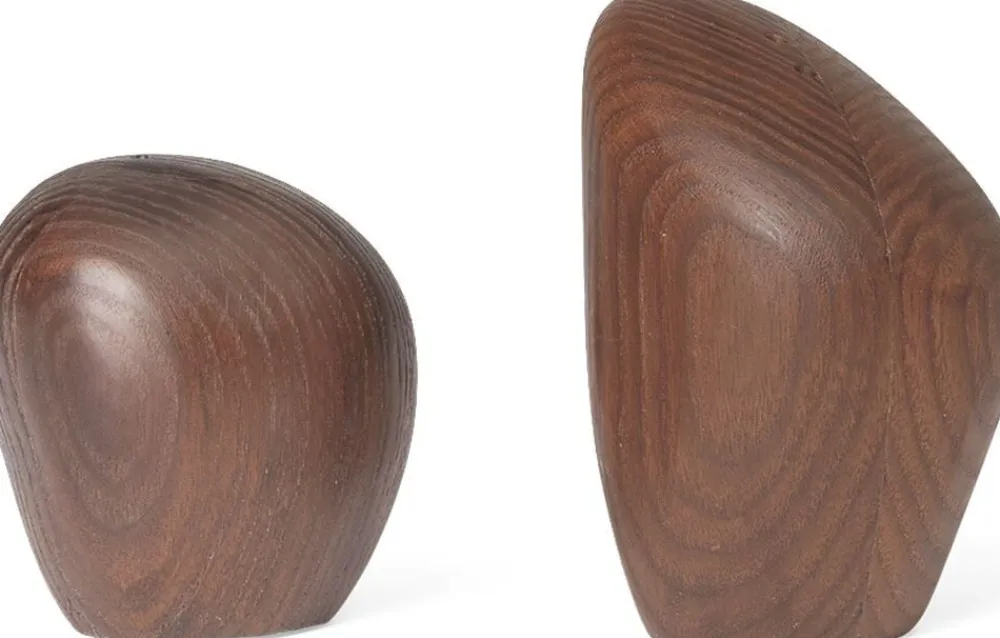 Ferm Living Køkkenartikler<Cairn Salt and Pepper Shakers -Set of 2-Dark brown