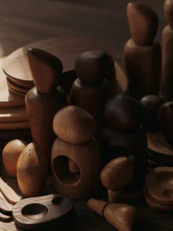 Ferm Living Køkkenartikler<Cairn Salt and Pepper Shakers -Set of 2-Dark brown