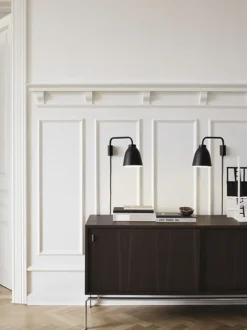 Fritz Hansen Væglamper<Caravaggio™ READ Black, Black