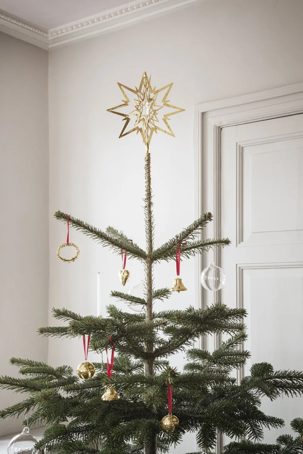 Georg Jensen Juletræspynt<CC 2025 ORNAMENT CORNET 18KT GOLD PLATED ZINC ALLOY