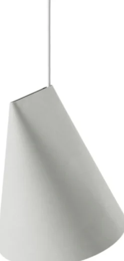 Moebe Pendler<Ceramic Pendant, Wide Light grey