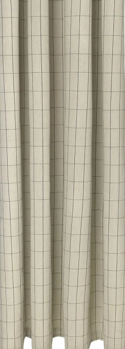 Ferm Living Badeforhæng<Chambray Shower Curtain - Grid