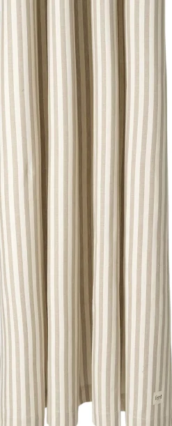 Ferm Living Badeforhæng<Chambray Shower Curtain - Sand/Off-white