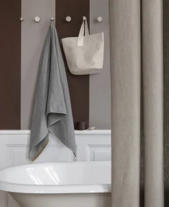 Ferm Living Badeforhæng<Chambray Shower Curtain - Sand