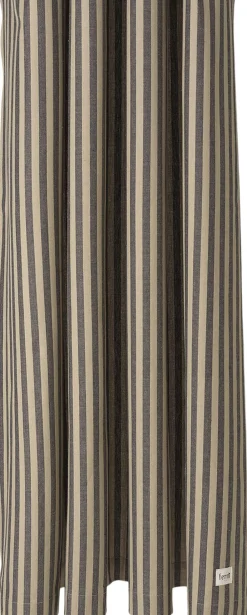 Ferm Living Badeforhæng<Chambray Shower Curtain - Sand/Black