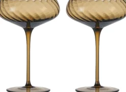 BYON Glas<Champagne saucer Opacity 2pcs/set